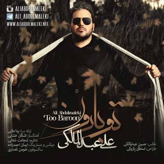 دانلود آهنگ علی عبدالمالکی به نام تو بارون